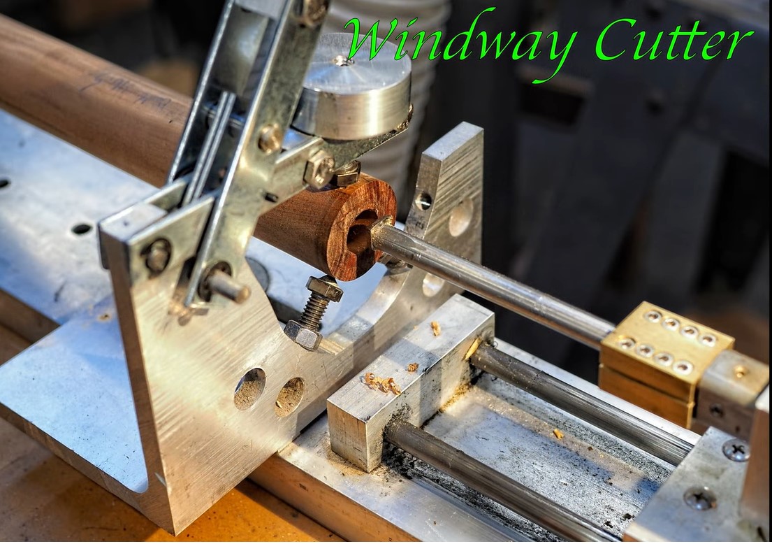 Recorder windway cutter